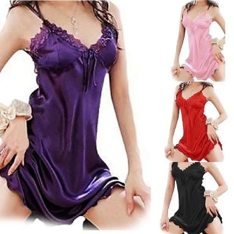 1 pc Ladies Night Sexy Nightgown Chemise Lace Robe Sleepwear Dress Pop clothing accessories
1 pc Ladies Night Sexy Nightgown Chemise Lace Robe Sleepwear Dress Pop clothing accessories