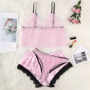 New Arrival Sexy Three-piece suit Sleepwear Women's Lace Hollow Openwork Sexy Perspective nightwear Plus Size pyjama short 50*
New Arrival Sexy Three-piece suit Sleepwear Women's Lace Hollow Openwork Sexy Perspective nightwear Plus Size pyjama short 50*