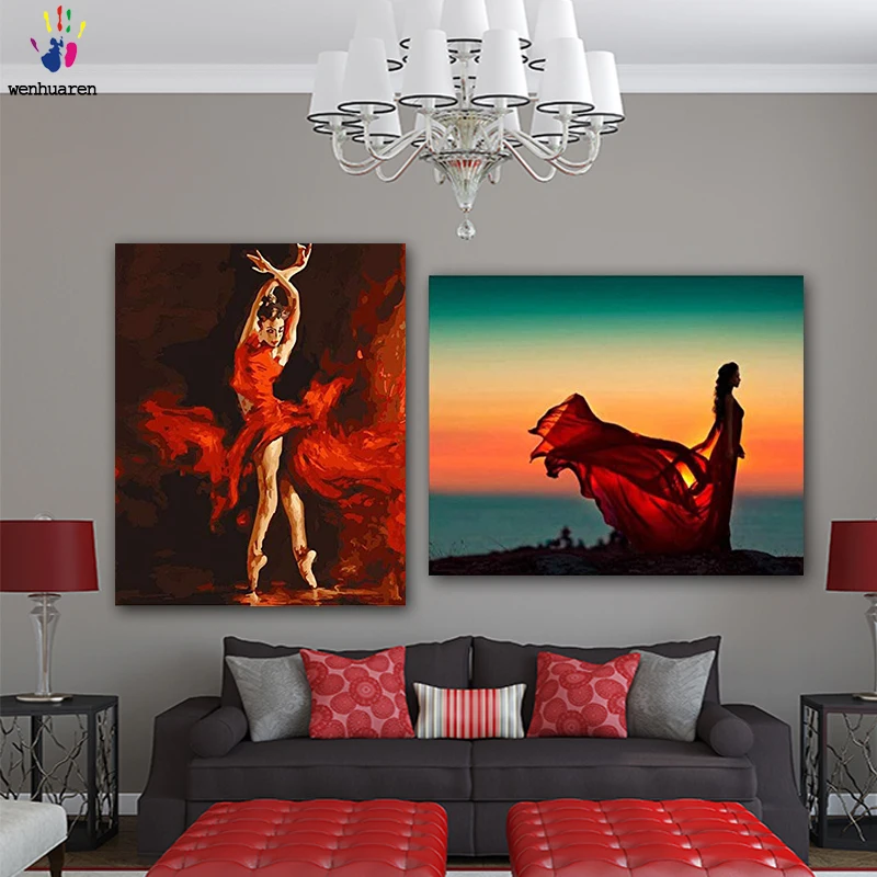 DIY colorings pictures by numbers with colors Red skirt picture drawing painting by numbers framed Home
DIY colorings pictures by numbers with colors Red skirt picture drawing painting by numbers framed Home
