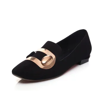 25-62 Plus Size Suede Moccasins Women Loafers High Quality Flats Shoes Women
