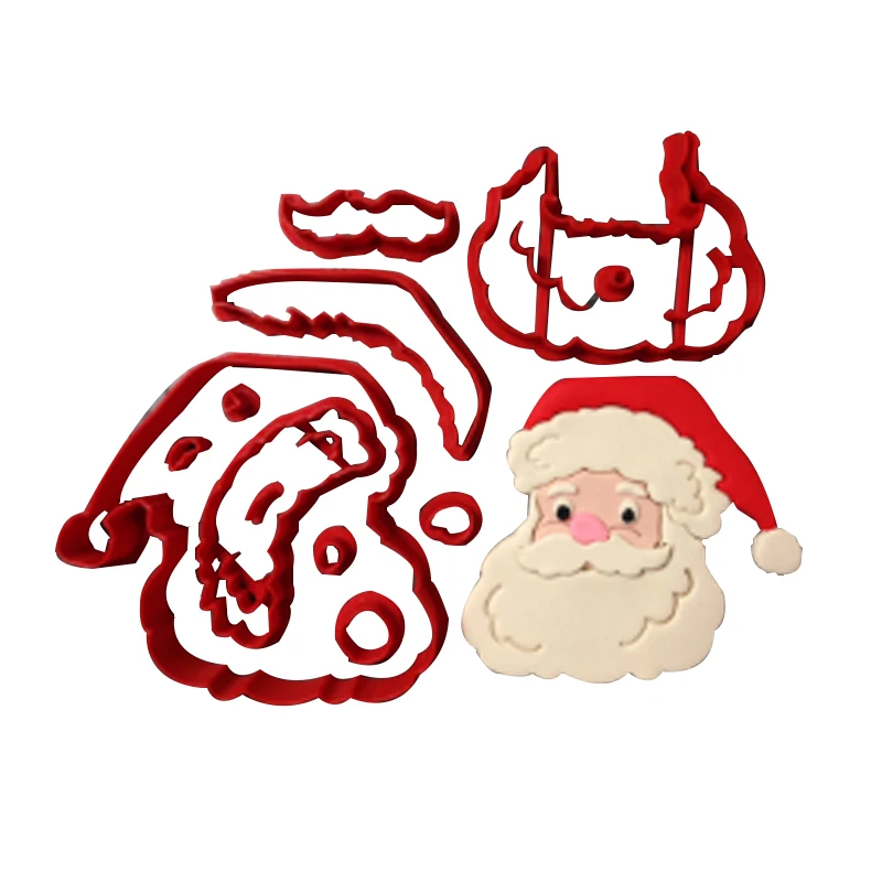 Custom Made 3D Printed Christmas Santa Claus Cookie Cutter Present Ornament Fondant Cupcake Top Mould Snowman Cookie Cutter Set
Custom Made 3D Printed Christmas Santa Claus Cookie Cutter Present Ornament Fondant Cupcake Top Mould Snowman Cookie Cutter Set
