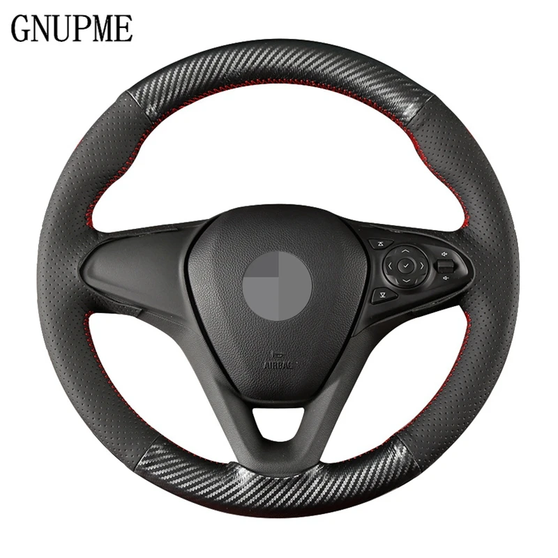 GNUPME Artificial Leather Hand-stitched Black Car Steering Wheel Cover for Buick Excelle XT GL8 GT Encore Opel Mokka
GNUPME Artificial Leather Hand-stitched Black Car Steering Wheel Cover for Buick Excelle XT GL8 GT Encore Opel Mokka