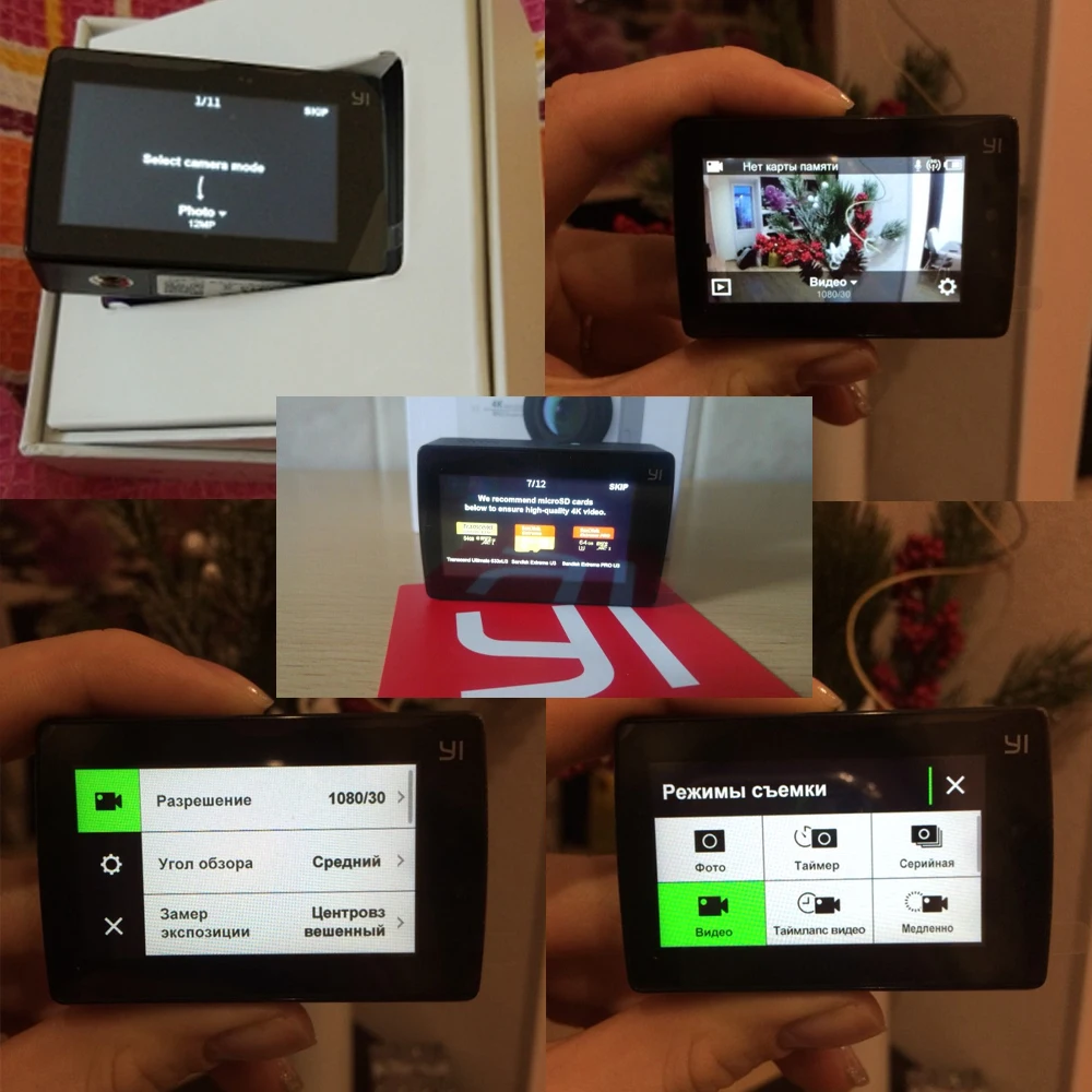 yi 4k action camera real photo-2