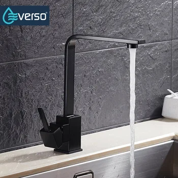 EVERSO Kitchen Sink Faucet 360 Degree Swivel Kitchen Taps Kitchen Faucets Black Kitchen Mixer Tap Torneira
EVERSO Kitchen Sink Faucet 360 Degree Swivel Kitchen Taps Kitchen Faucets Black Kitchen Mixer Tap Torneira