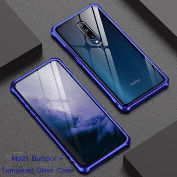 Luxury Metal Bumper for Oneplus 7 Pro case 1+7 side Tempered Glass back cover for Oneplus 7 case Aluminum frame Oneplus7 Pro
Luxury Metal Bumper for Oneplus 7 Pro case 1+7 side Tempered Glass back cover for Oneplus 7 case Aluminum frame Oneplus7 Pro