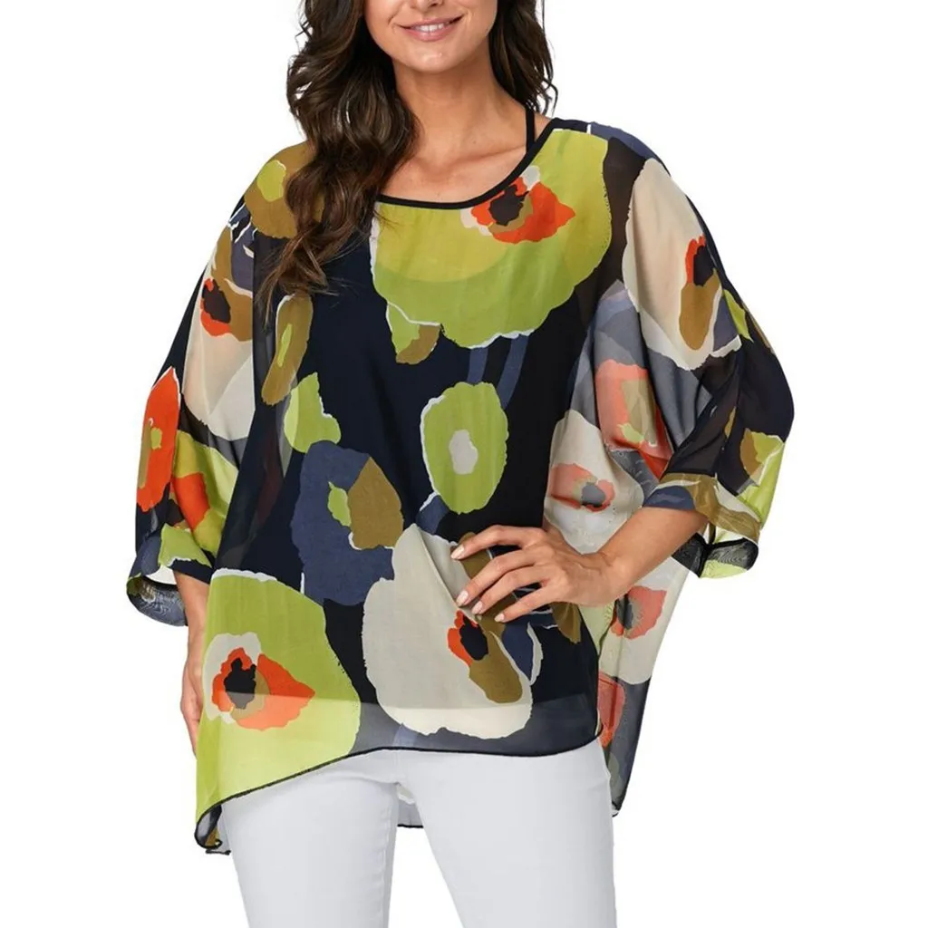 Women Beach Wear Smock Plus Size Protection Blouse Long Sleeve Round Neck Cover-Up Loose Tops Female Casual Shirt /PT
Women Beach Wear Smock Plus Size Protection Blouse Long Sleeve Round Neck Cover-Up Loose Tops Female Casual Shirt /PT