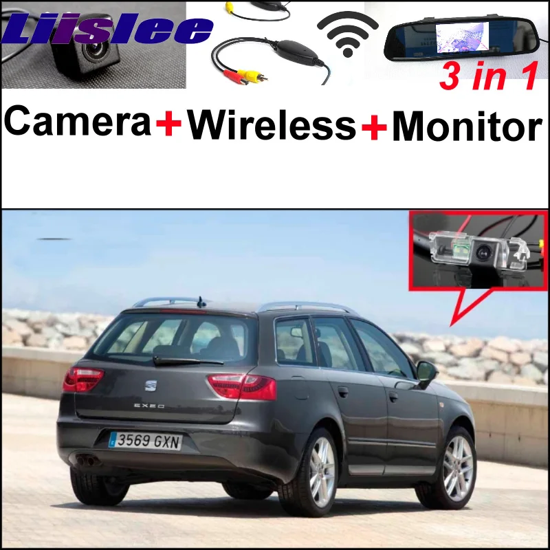 3 in1 Special Rear View Camera + Wireless Receiver + Mirror Monitor DIY Back Up Parking System For SEAT Exeo Exeo ST 2008~2015
3 in1 Special Rear View Camera + Wireless Receiver + Mirror Monitor DIY Back Up Parking System For SEAT Exeo Exeo ST 2008~2015
