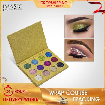 IMAGIC 12Colors Glitter Eyeshadow Palette Diamond Rainbow Glitters Eye shadow Palette & Brush Make Up Cosmetics
IMAGIC 12Colors Glitter Eyeshadow Palette Diamond Rainbow Glitters Eye shadow Palette & Brush Make Up Cosmetics