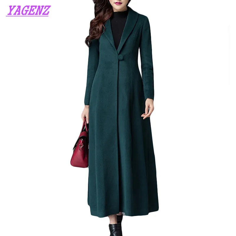 New Fashion Winter Long Wool Coat Plus size Women's Pure Color Slim Single Breasted Wool Cashmere Jacket Female Outerwear B950
New Fashion Winter Long Wool Coat Plus size Women's Pure Color Slim Single Breasted Wool Cashmere Jacket Female Outerwear B950