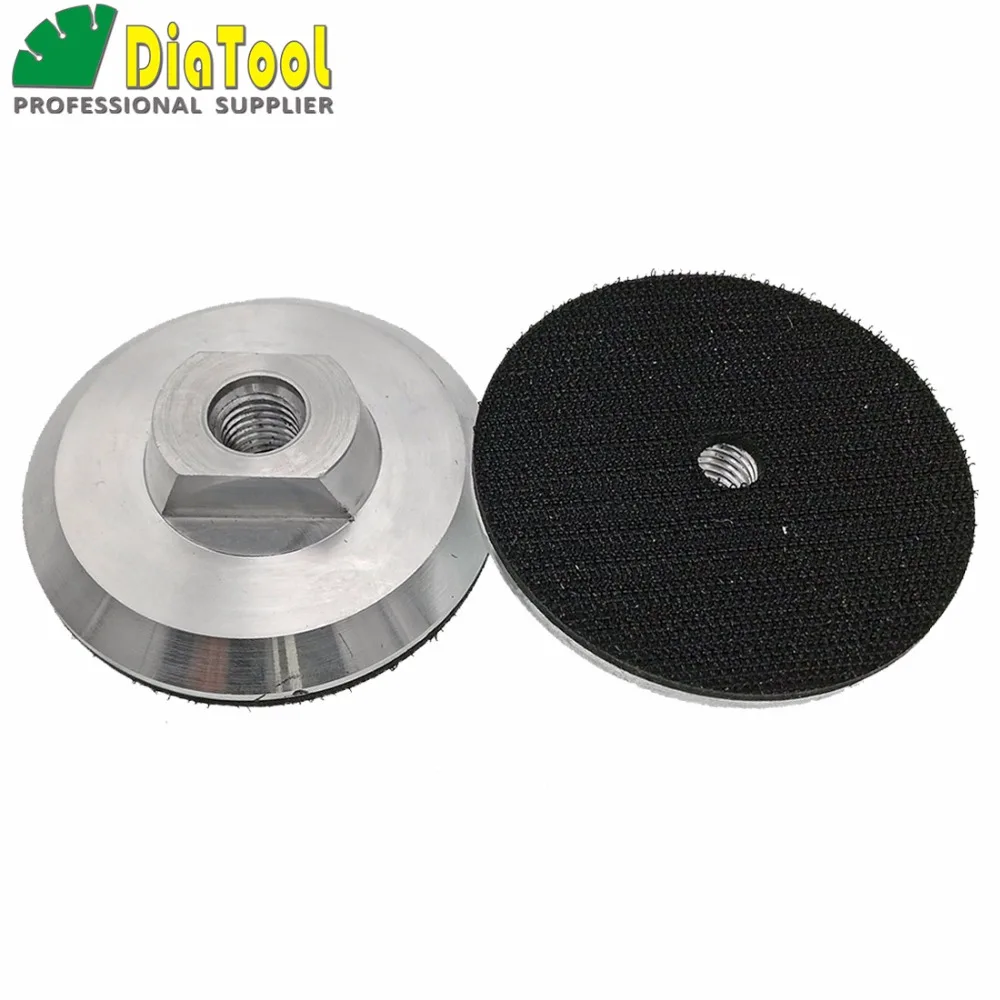 DIATOOL 2pcs 4inch Aluminum base back pads for polishing pads sanding discs abrasive disc M14 Thread 100mm backer pad
DIATOOL 2pcs 4inch Aluminum base back pads for polishing pads sanding discs abrasive disc M14 Thread 100mm backer pad