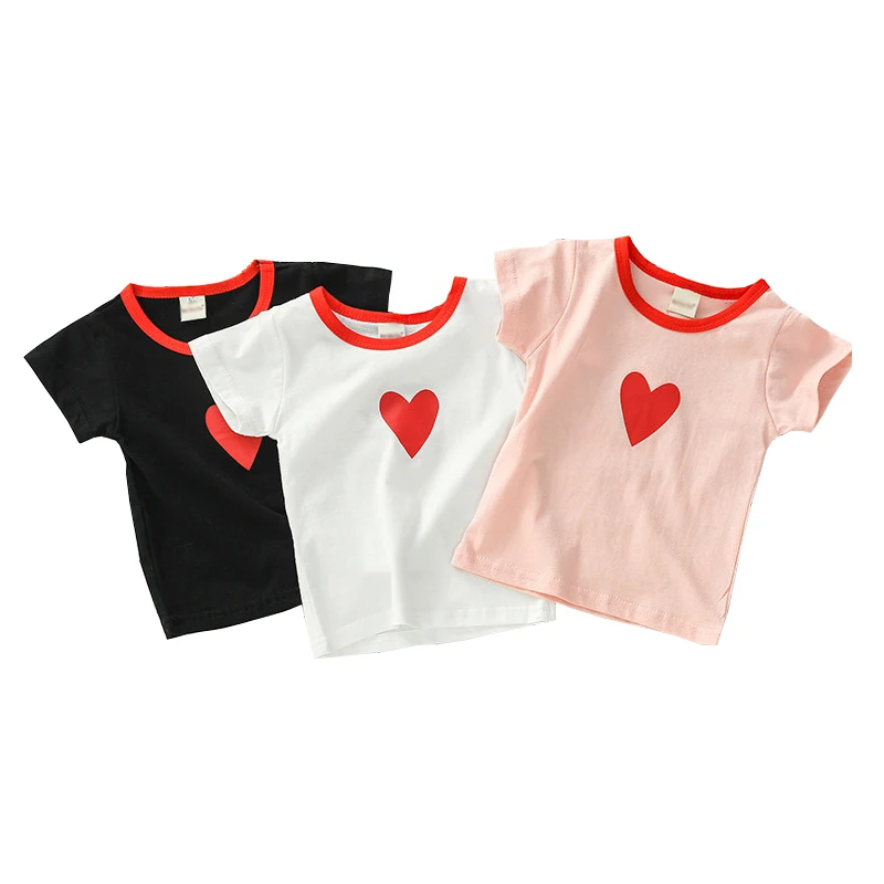 New Summer Loving Heart Kids Cotton T Shirt Print Baby Infant T-shirts Children's T-shirt O-neck Tee Boys Girls Tops
New Summer Loving Heart Kids Cotton T Shirt Print Baby Infant T-shirts Children's T-shirt O-neck Tee Boys Girls Tops