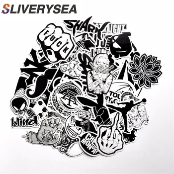 60Pcs Black White Sticker Snowboard Car Styling Sleigh Box Luggage Fridge Toy Vinyl Decal Home decor DIY Cool Stickers
60Pcs Black White Sticker Snowboard Car Styling Sleigh Box Luggage Fridge Toy Vinyl Decal Home decor DIY Cool Stickers