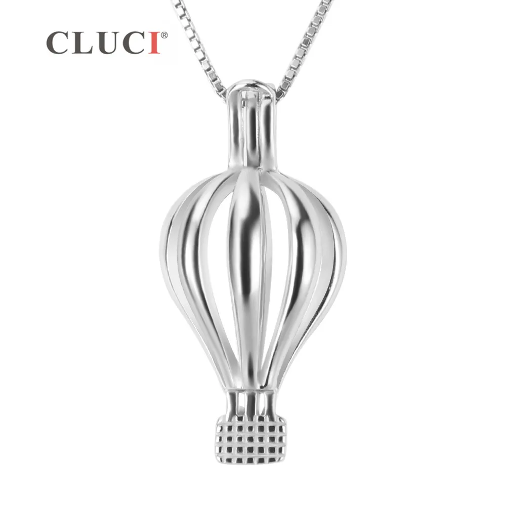 CLUCI 925 Sterling Silver Pendant Fine Jewelry Hot Air Balloon Shaped Women Gift Jewelry 925 Sterling Silver Cage Pearl Locket
CLUCI 925 Sterling Silver Pendant Fine Jewelry Hot Air Balloon Shaped Women Gift Jewelry 925 Sterling Silver Cage Pearl Locket
