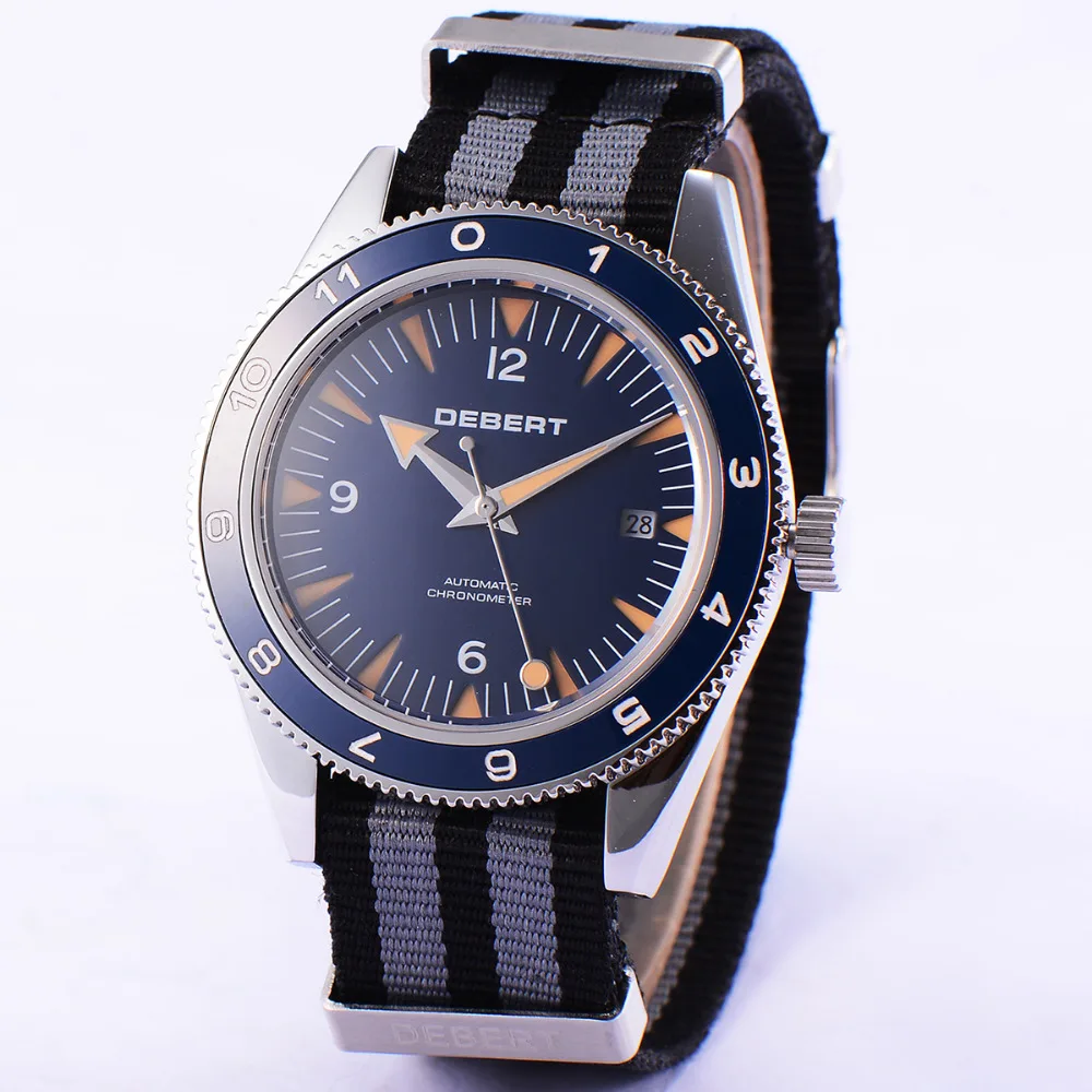 relogio masculino 41mm Debert Sapphire Crystal Blue dial Rotatable Ceramic Bezel watch men Miyota 821A Automatic movement
relogio masculino 41mm Debert Sapphire Crystal Blue dial Rotatable Ceramic Bezel watch men Miyota 821A Automatic movement