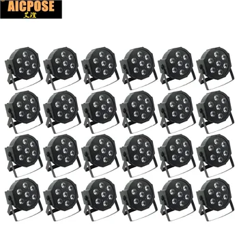 24pcs/lots 25 Angle big lens 7x18W led Par lights RGBWA UV 6in1 flat par led dmx512 disco lights professional stage dj equipment
24pcs/lots 25 Angle big lens 7x18W led Par lights RGBWA UV 6in1 flat par led dmx512 disco lights professional stage dj equipment