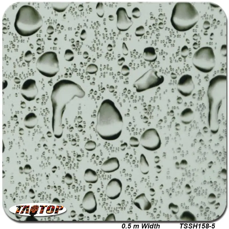TSSH158-5 New deisgn Top quality pattern grey water drop pva film Water Transfer Printing Film Hydrographic Film
TSSH158-5 New deisgn Top quality pattern grey water drop pva film Water Transfer Printing Film Hydrographic Film