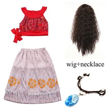 2017 Vest + dress 2pcs/set Kids Moana Princess Dresses Grils children baby Moana cosplay Party clothes Girls Adventure Outfit
2017 Vest + dress 2pcs/set Kids Moana Princess Dresses Grils children baby Moana cosplay Party clothes Girls Adventure Outfit