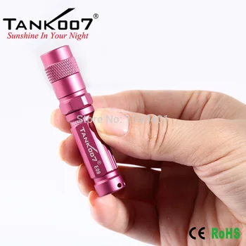 

Original Keychain CREE XP-E R3 120LM 3-Mode mini led flashlight torch diffuser tank007 e09 flashlight 1* AAA battery