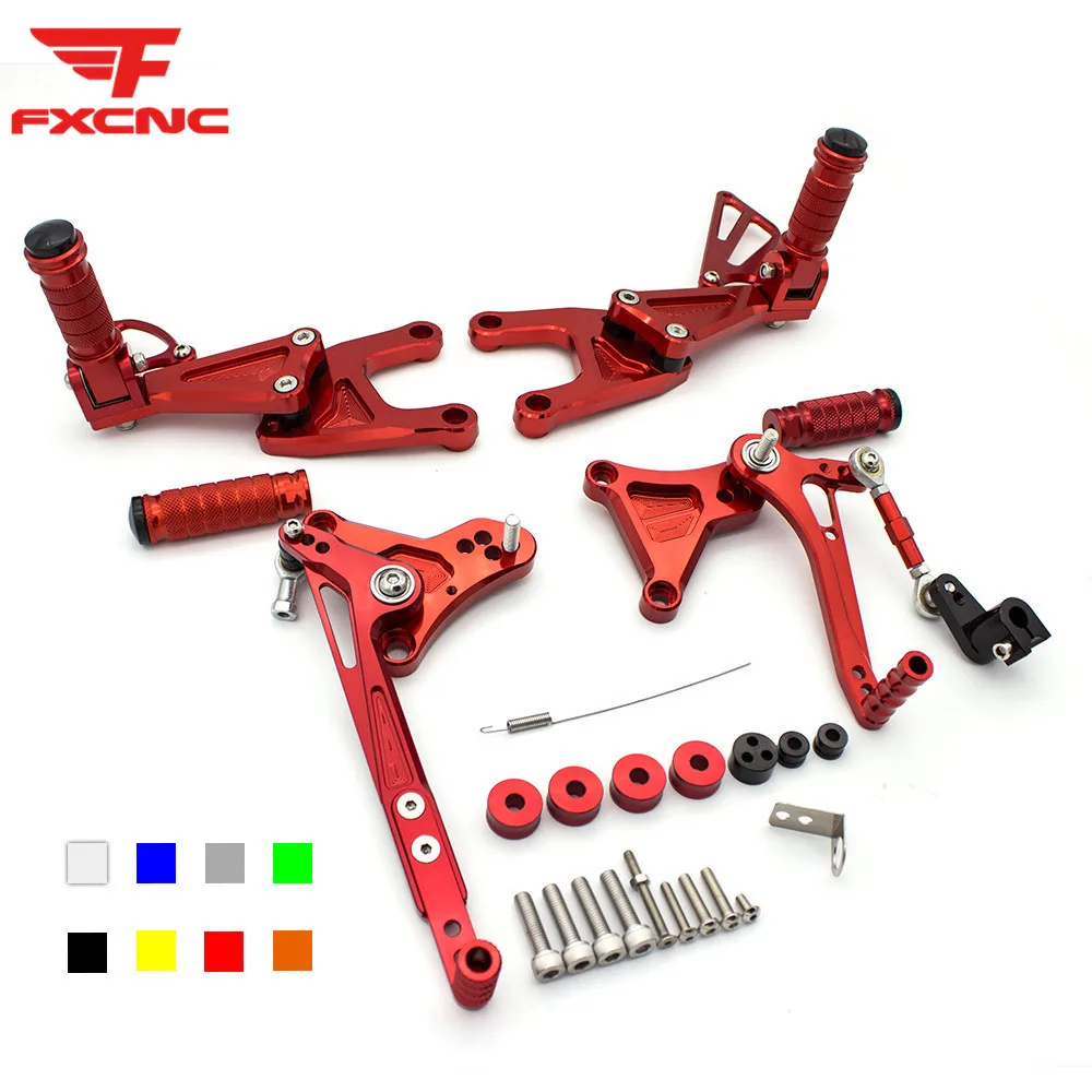 Задняя подставка для ног Benelli Tnt125 Tnt 125 2016 - 2018 2017 Cnc из алюминиевого сплава |