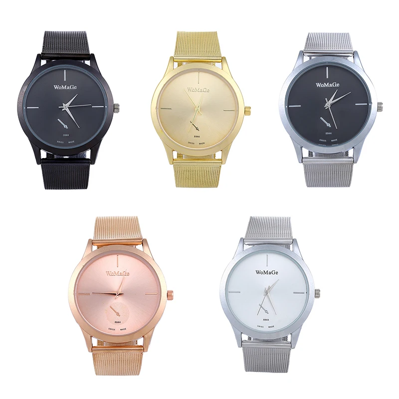 1 Pc Quartz Wrist Watch Luxury Dial Analog New Women Ladies Bracelet Bracelet Stainless Steel Casual Unisex
1 Pc Quartz Wrist Watch Luxury Dial Analog New Women Ladies Bracelet Bracelet Stainless Steel Casual Unisex
