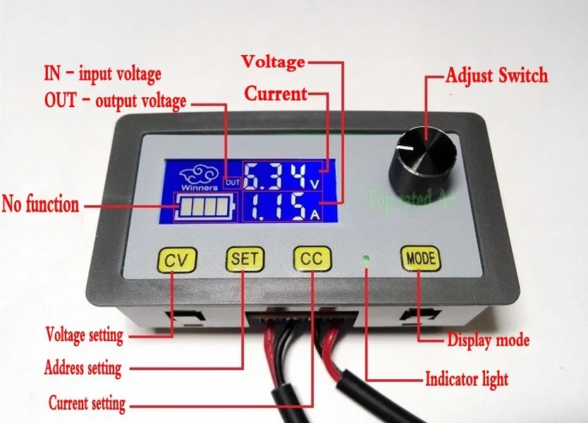 5A Adjustable Step-Down voltage regulator Power Supply Buck Module 6V-32V to 0-32V LCD Display NC
5A Adjustable Step-Down voltage regulator Power Supply Buck Module 6V-32V to 0-32V LCD Display NC