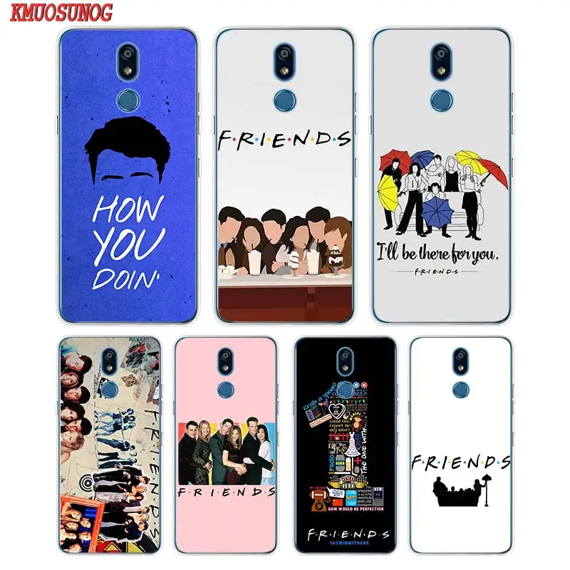 

Silicone Soft Phone Case Friends TV Door for LG K50 K40 Q8 Q7 Q6 V50 V40 V35 V30 V20 G8 G7 G6 G5 ThinQ Mini Cover