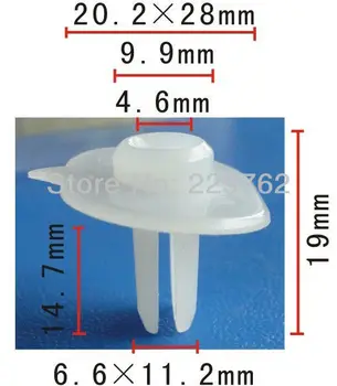 100PCS Free Shipping Bumper Grommet For Honda 71144-SR3-A00 For Civic 1993-On Plastic Retainer Auto Clip Fastener Car Clips
100PCS Free Shipping Bumper Grommet For Honda 71144-SR3-A00 For Civic 1993-On Plastic Retainer Auto Clip Fastener Car Clips
