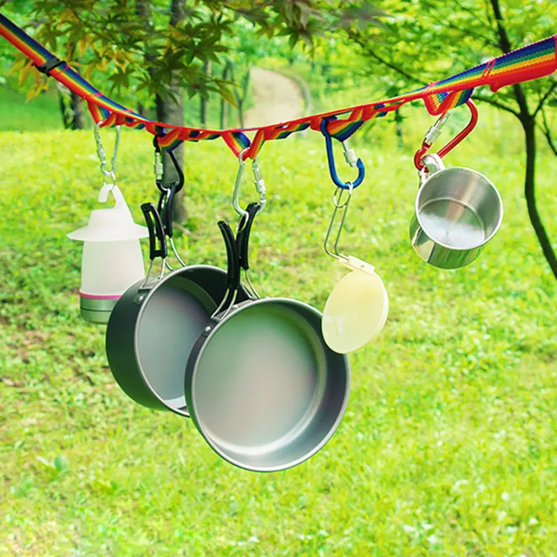 Camping Hanging Rope Multifunctional Colorful Skid-proof Rope Rainbow Tent Cup Hang Lamp Hang Outdoors Clothes Line Weave Bring
Camping Hanging Rope Multifunctional Colorful Skid-proof Rope Rainbow Tent Cup Hang Lamp Hang Outdoors Clothes Line Weave Bring