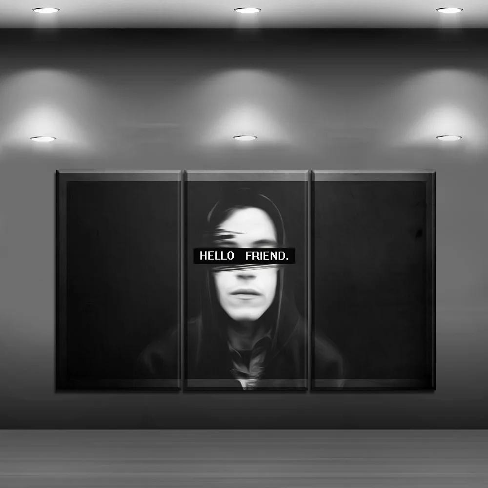 Wall Modular Picture For Living Room Decorative 3 Panel Mr. Robot TV Show Hacking Poster On Canvas Printing Type Modern Artwork
Wall Modular Picture For Living Room Decorative 3 Panel Mr. Robot TV Show Hacking Poster On Canvas Printing Type Modern Artwork