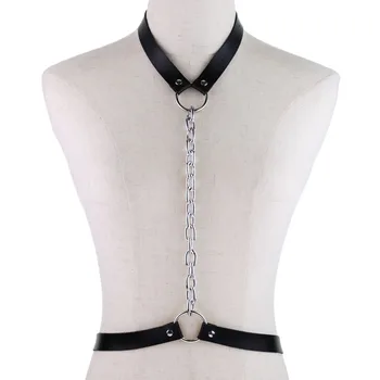 KMVEXO Leather Harness Belt Bondage Cage Gothic Chain Body Necklace Women Punk Fashion Cosplay Festival Torques Jewelry 2019 New
KMVEXO Leather Harness Belt Bondage Cage Gothic Chain Body Necklace Women Punk Fashion Cosplay Festival Torques Jewelry 2019 New