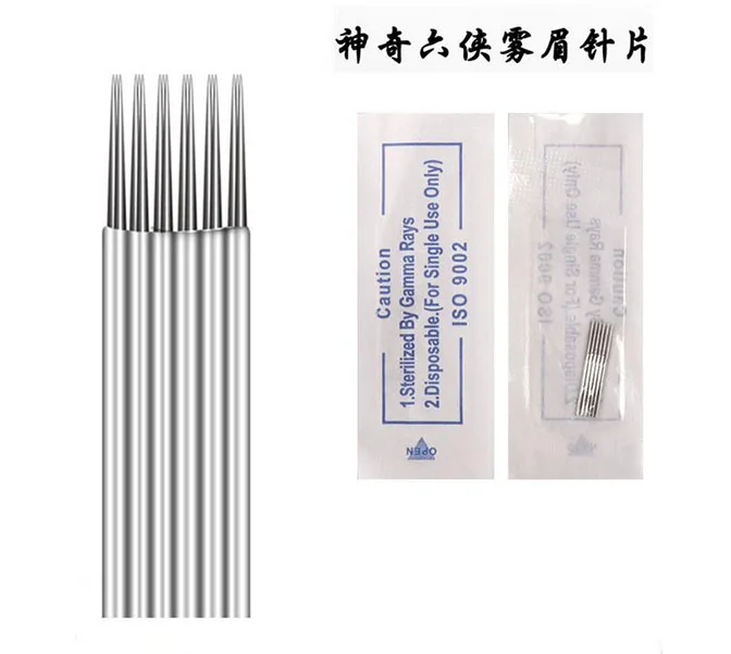 100pcs/lot 6pcs r3 18 pins Permanent Makeup Eyebrow Tatoo Blade Microblading Needles For 3D Embroidery Manual Tattoo Pen Machine
100pcs/lot 6pcs r3 18 pins Permanent Makeup Eyebrow Tatoo Blade Microblading Needles For 3D Embroidery Manual Tattoo Pen Machine