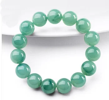 Natural jade flowers floating light green jade bracelet beads Burma ice beads hand on a cargo certificate
Natural jade flowers floating light green jade bracelet beads Burma ice beads hand on a cargo certificate