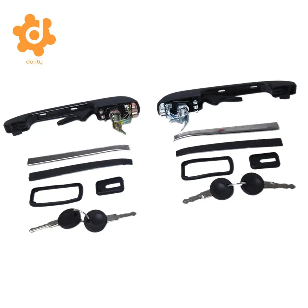 Car Front Left Right Exterior Door Handle for VW GOLF / JETTA MK2 1984-1992 191837205A 191837206A