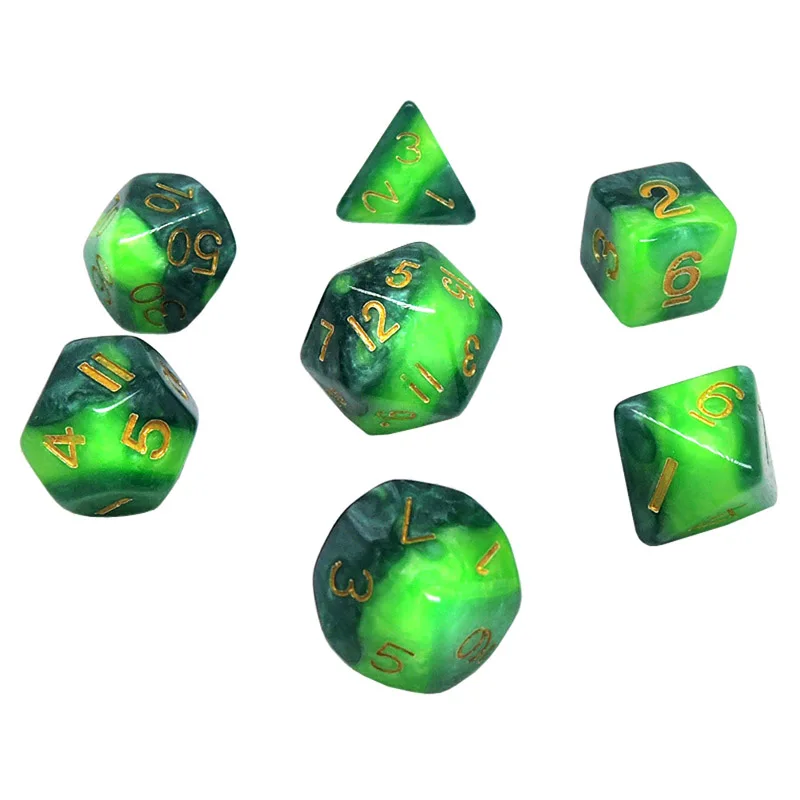 7Pcs/Set High Quality Board game multi-sided digital dice two-color sieve 7-Grain 12-sided Set dice
7Pcs/Set High Quality Board game multi-sided digital dice two-color sieve 7-Grain 12-sided Set dice