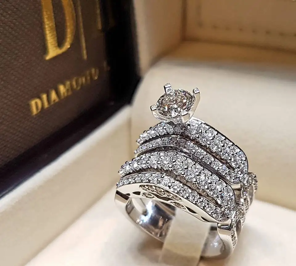 2019 Engagement Ring Set Mom Fashion Cubic Zirconia My Orders Designer Jewelry Size 5 Gifts For Women Silver Stacking Rings
2019 Engagement Ring Set Mom Fashion Cubic Zirconia My Orders Designer Jewelry Size 5 Gifts For Women Silver Stacking Rings