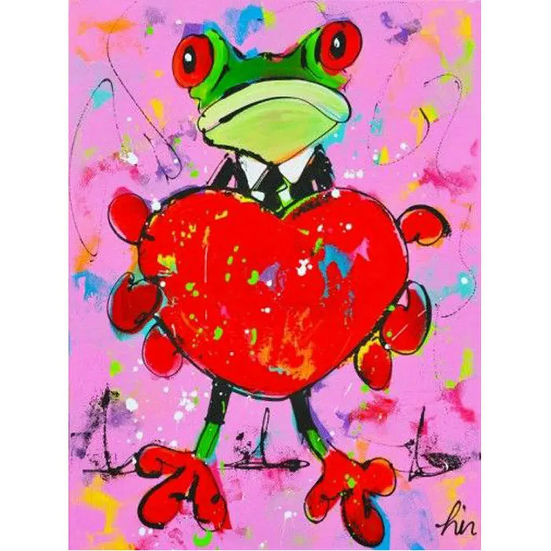 Diy diamond embroidery cartoon frog Diamond Painting cross stitch Stickers full square Diamond Pattern broderie diamant plein
Diy diamond embroidery cartoon frog Diamond Painting cross stitch Stickers full square Diamond Pattern broderie diamant plein