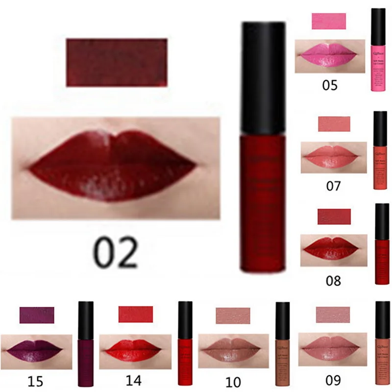 QiBest Brand Waterproof Lip Gloss Nude Batom Pigmented Sexy Lip Gloss Beauty Makeup New Matte Liquid Lipstick Long-Lasting
QiBest Brand Waterproof Lip Gloss Nude Batom Pigmented Sexy Lip Gloss Beauty Makeup New Matte Liquid Lipstick Long-Lasting