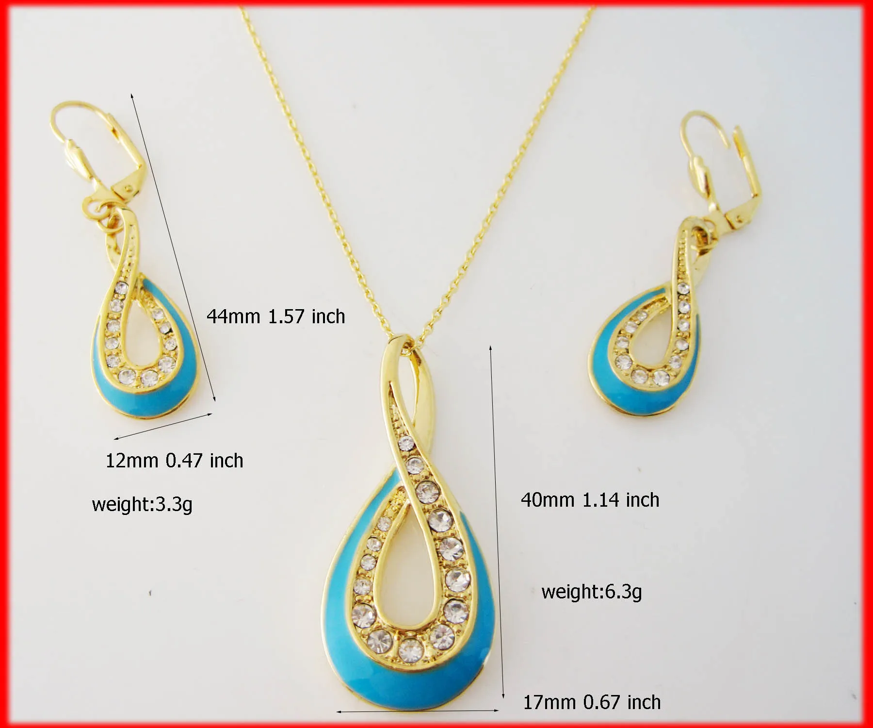 FoRomance- GOLD GP OVERLAY PLATED VIVID INFINITE SYMBOLE NUMBER EIGHT PENDANT 18" LINK CHAIN NECKLACE EARRING SET
FoRomance- GOLD GP OVERLAY PLATED VIVID INFINITE SYMBOLE NUMBER EIGHT PENDANT 18" LINK CHAIN NECKLACE EARRING SET