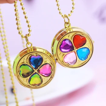 2018 new beautiful style rhinestone luc clover flower can rotate flip pocket watches children girl students gold necklace clock
2018 new beautiful style rhinestone luc clover flower can rotate flip pocket watches children girl students gold necklace clock