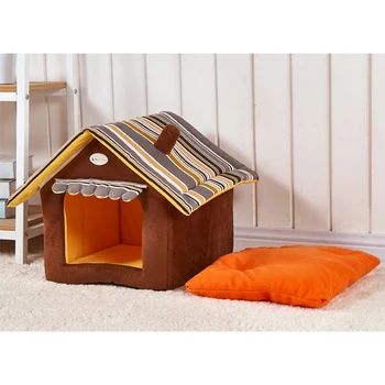 Fashion Striped Removable Cover Mat Dog House Dog Beds For Small Medium Dogs Pet House Foldable Bed for Cat Pets Production
Fashion Striped Removable Cover Mat Dog House Dog Beds For Small Medium Dogs Pet House Foldable Bed for Cat Pets Production