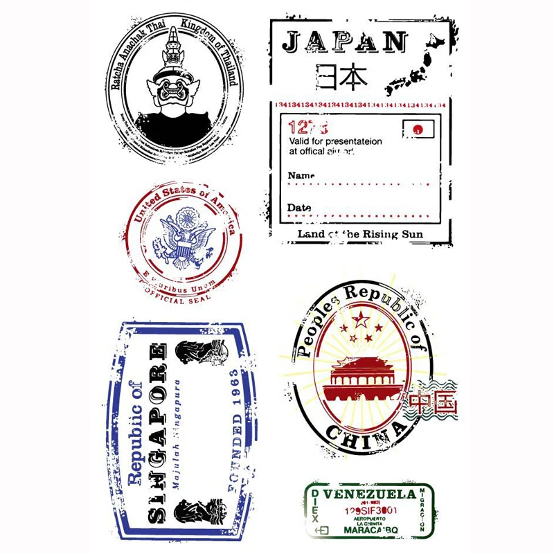 ZFPARTY Passport Transparent Clear Silicone Stamp/Seal for DIY scrapbooking/photo album Decorative card making
ZFPARTY Passport Transparent Clear Silicone Stamp/Seal for DIY scrapbooking/photo album Decorative card making
