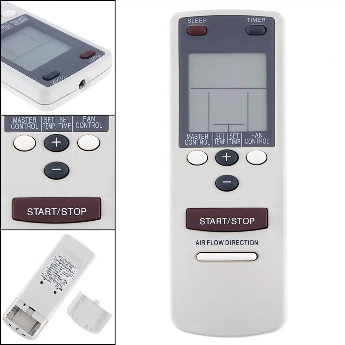 KeLang RF ABS Air Condition Remote Control Support 10M Transmission Distance for AR-AB8
KeLang RF ABS Air Condition Remote Control Support 10M Transmission Distance for AR-AB8
