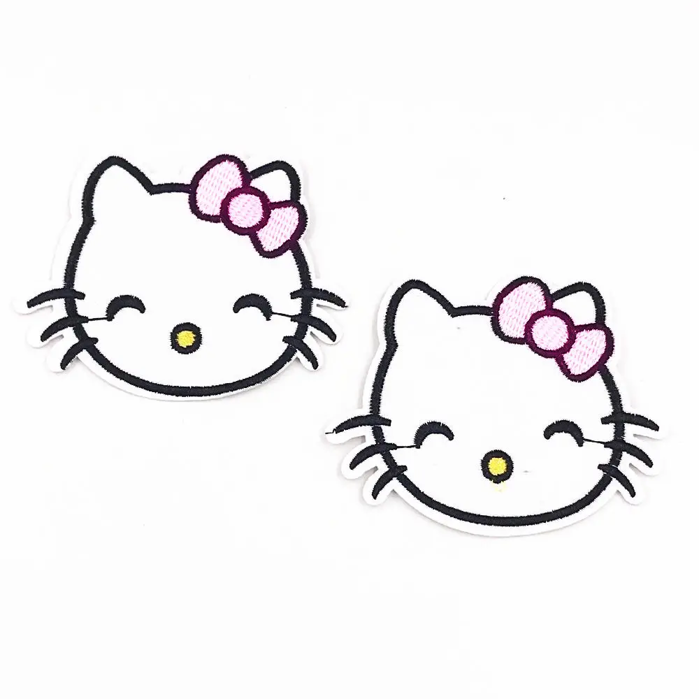2PCS Hello kitty Cat Girls embroidered on Sew Iron on patches Bags jacket patches DIY applique Garment patch Badges Kids gift
2PCS Hello kitty Cat Girls embroidered on Sew Iron on patches Bags jacket patches DIY applique Garment patch Badges Kids gift