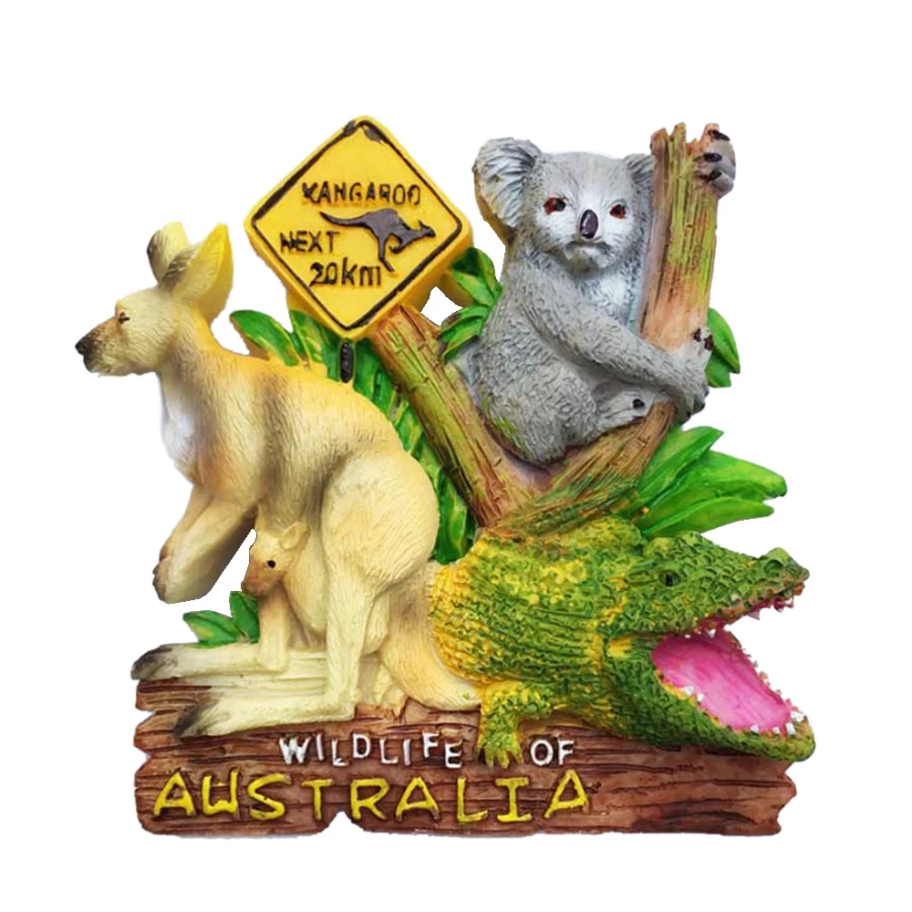 Australian Kangaroo Koala Souvenir Refrigerator Stickers Three Animals Brazilian Attractions Parrot Guitar Toronto Maple Leaf
Australian Kangaroo Koala Souvenir Refrigerator Stickers Three Animals Brazilian Attractions Parrot Guitar Toronto Maple Leaf