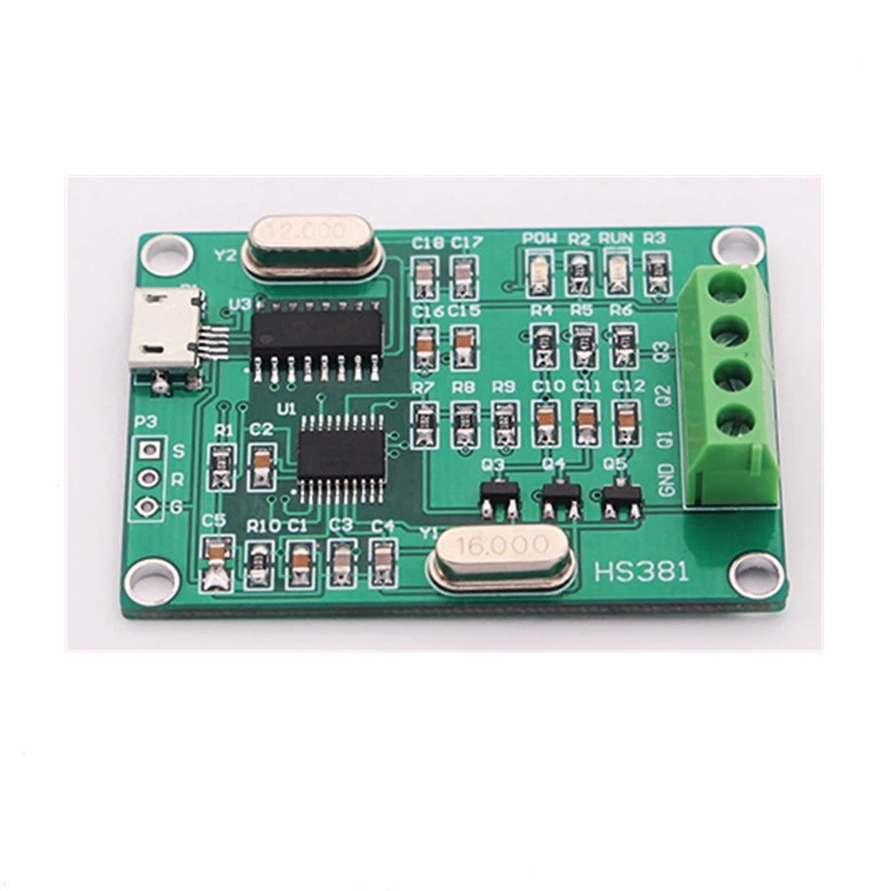 5Pcs USB three-phase sinusoidal signal generator Phase adjustable 0 to 360 degrees Frequency 0.1 2000 Hz | Электронные