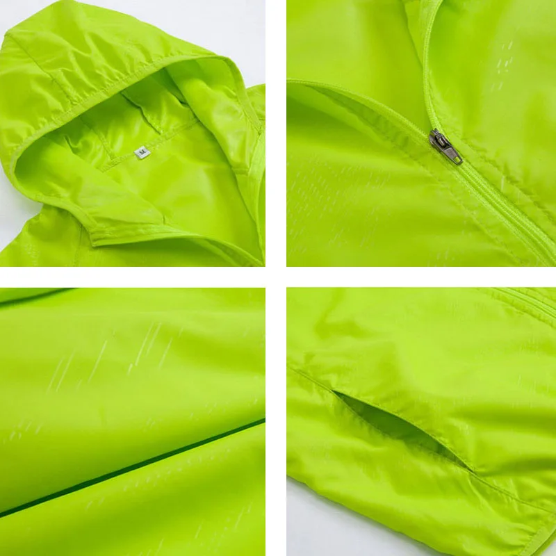 Мужская женская Солнцезащитная куртка легкая водонепроницаемая с защитой от УФ