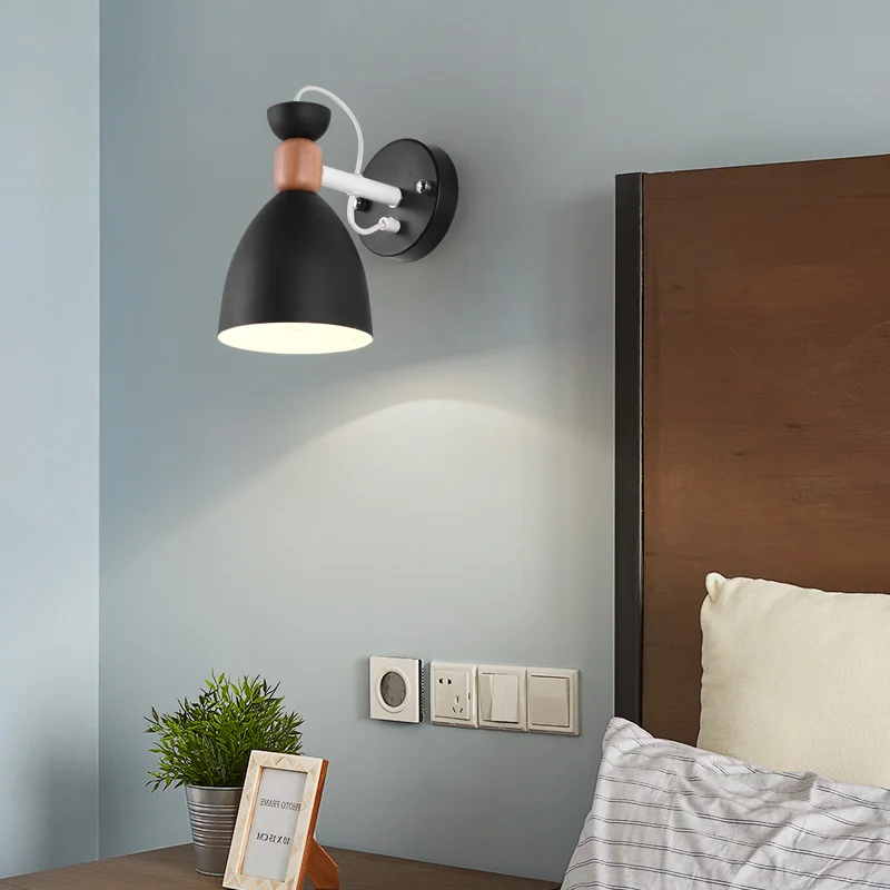 Nordic Style Wall Lamp Minimalist Modern Ma Caron Color Child Bedside Lamp Aisle Lamp Solid Wood Bedroom
Nordic Style Wall Lamp Minimalist Modern Ma Caron Color Child Bedside Lamp Aisle Lamp Solid Wood Bedroom