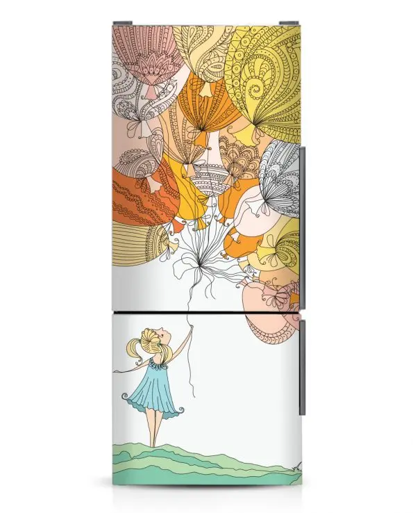Wholesale 3D Cartoon Girl With Ballons SelfAdhesive Dishwasher Refrigerator Freeze Sticker Art Fridge Door Cover Wallpaper
Wholesale 3D Cartoon Girl With Ballons SelfAdhesive Dishwasher Refrigerator Freeze Sticker Art Fridge Door Cover Wallpaper