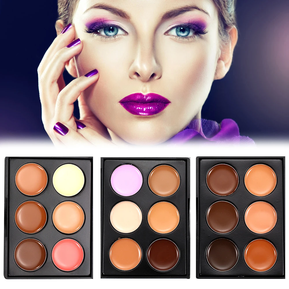 ELECOOL 6 Color Face Cream Contour Kit Concealer Palette Bronzer Hide Blemish Dark Eye Circle Cover Finish Makeup Set TSLM2
ELECOOL 6 Color Face Cream Contour Kit Concealer Palette Bronzer Hide Blemish Dark Eye Circle Cover Finish Makeup Set TSLM2