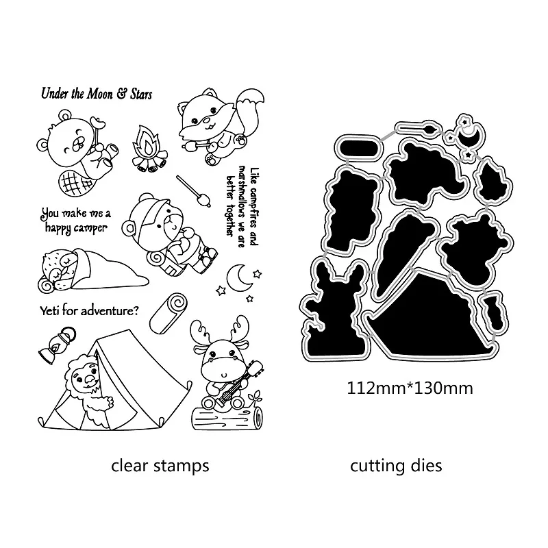 ZhuoAng Cartoon style lovely animal fox bear deer Cutting Dies Clear Stamps For DIY Scrapbooking Decorative Silicon Stamp Crafts
ZhuoAng Cartoon style lovely animal fox bear deer Cutting Dies Clear Stamps For DIY Scrapbooking Decorative Silicon Stamp Crafts